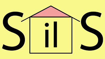 logo featuring the letters S i l S with a stylized house design in the center representing support for 4 important needs